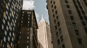 Institutional Buildings in City Skyline